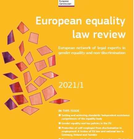 European equality law review – numero 1/2021